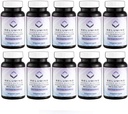 Relumins Advance White Active Glutatión Complex - Max Dose 900mg Glutatión s 6X Boosters, ALA & NAC - Anti-Aging Skin Brightening Supplement - 60 Caps x 10 Fľaše