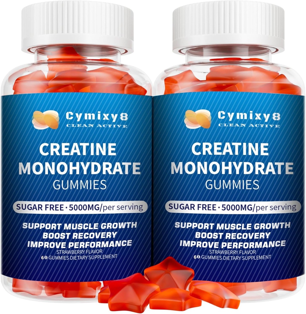 Monohydrát kreatínu Gummy pre mužov a ženy 120Count