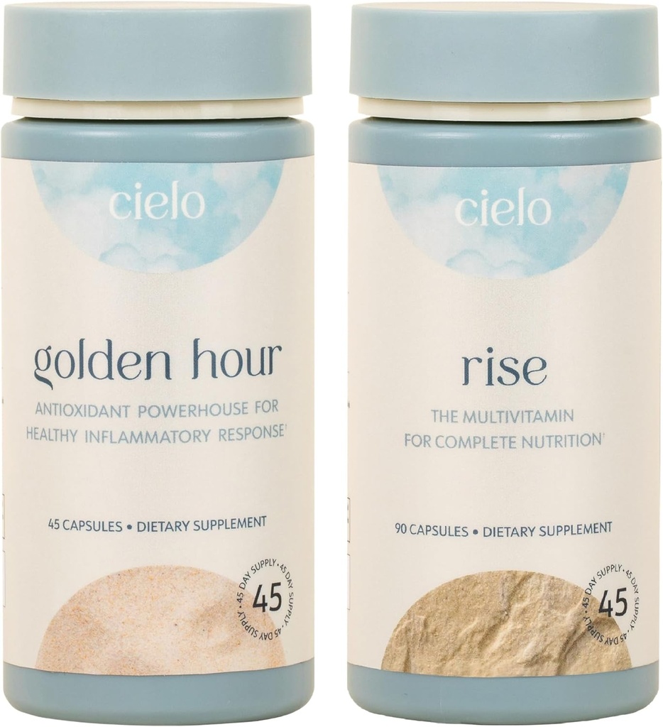 Cielo Golden Hour Antioxidant a vzostup Multivitamínová súprava - 45 dní