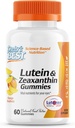Lekár's BEST Lutein Gummies s lutemax 2020, 60 Ct, Chewable Natural Eye Suplement, Marigold Lutein, Zeaxantin, Očné zdravie a Macular Support, non-GMO, Natural Fruit Pectin, Vegan