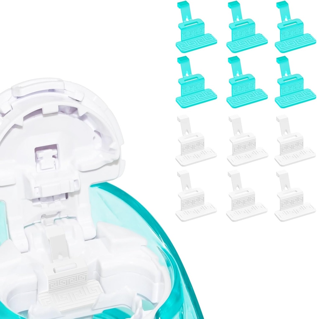 FireAnt Silicon Salt Pads Doplnky Kompatibilný s Navage Nasal starostlivosti, opakovane použiteľné podušky náhradné príslušenstvo, jednoduchá prevádzka (12 balenie - biela 6 + modrá 6)