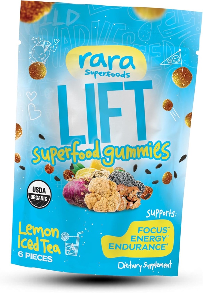 LIFT Focus USDA Organic Certified Gummies 