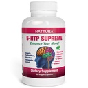 Nattura 5-HTP Supreme - pre pozitívnu náladu, relaxáciu a kontrolu chuti - s 5-HTP, L-tyrozín, L-lyzín, vitamín B6, folát (kyselina listová), vitamín C (kyselina askorbová), vápnik - 90 kapsúl