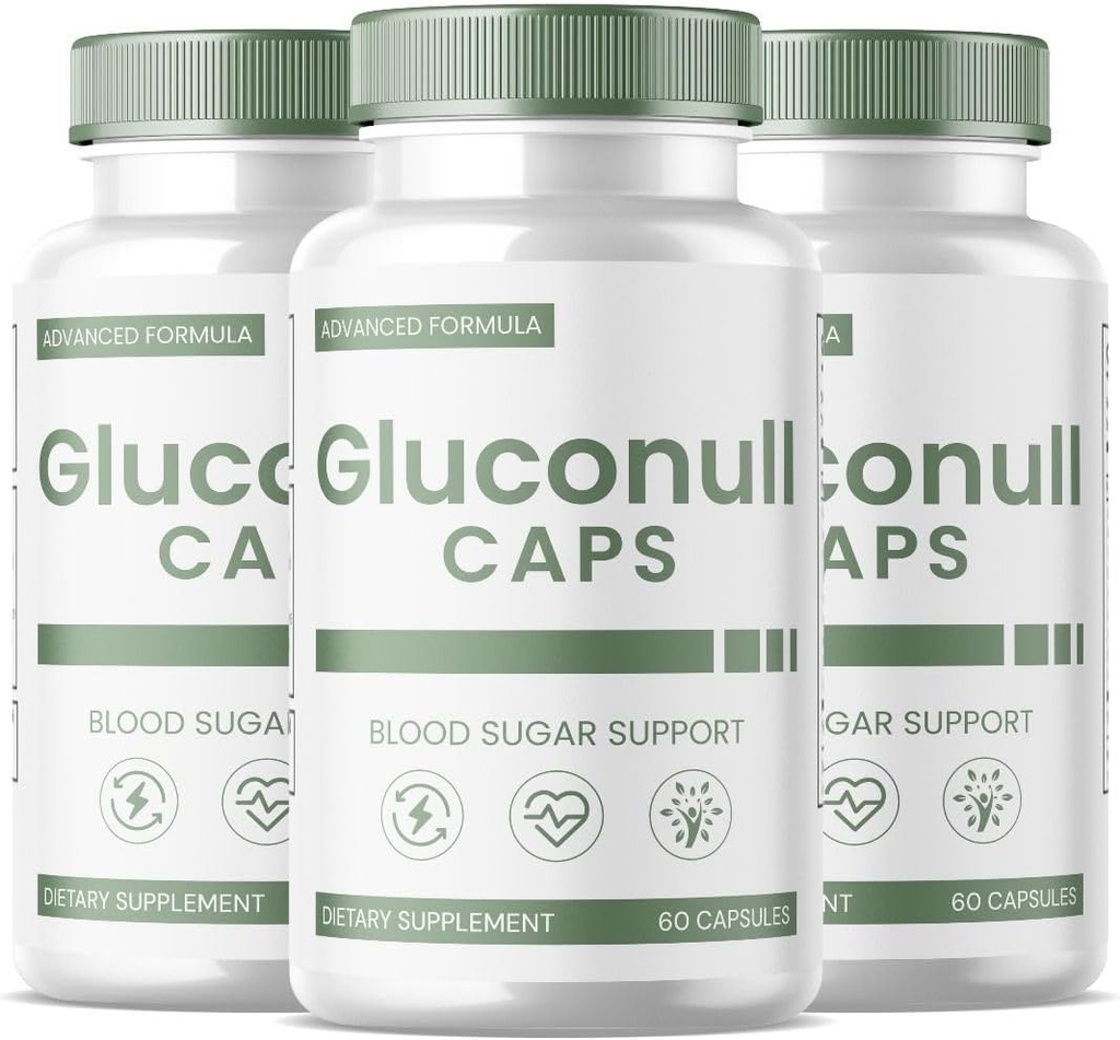 SPRESSO (3 balenia) Gluconull Kapsule, Gluco Null Glyco Optimizer, Gluco Null Natural Cleaner, Gluconull od Natural Health (180 kapsúl)