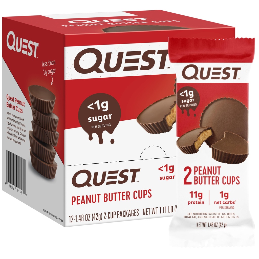 Quest Nutrition Nutrition Butter Cup, 11g Protein, 1g Cukor, Nízky Carb, Gluten Free, Keto Friendly, 12 gróf