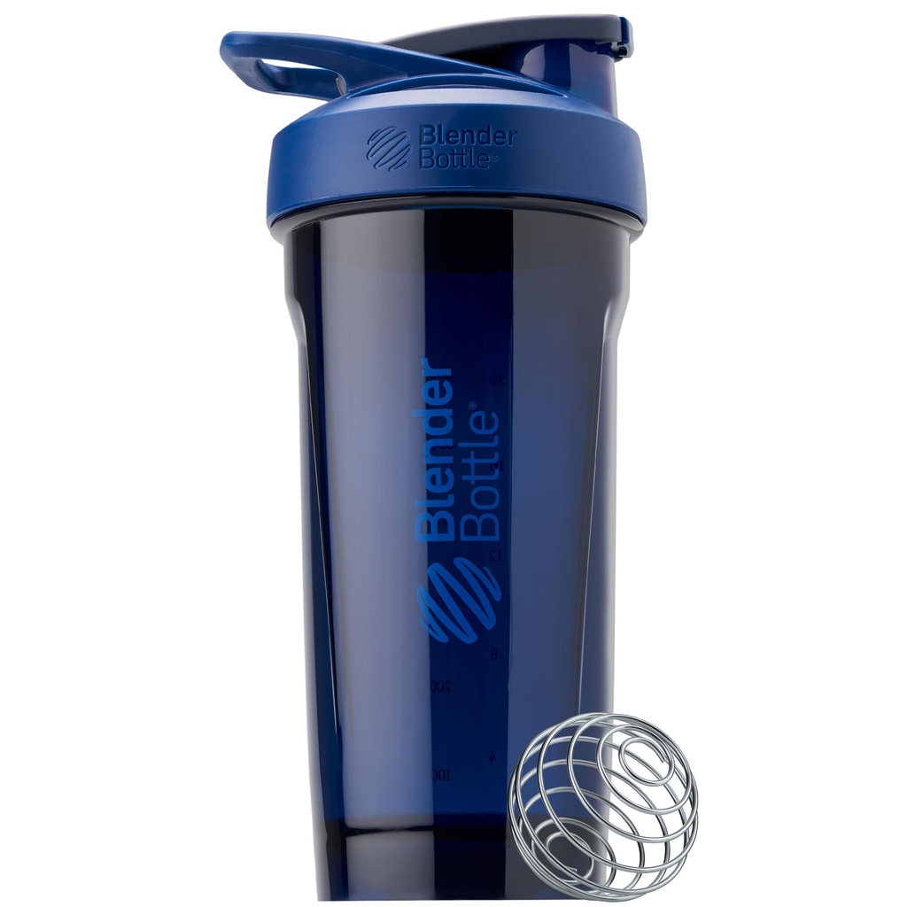 BlenderBottle Sport Shaker fľaša s drôtom Whisk, 28-Ounce, Blue 