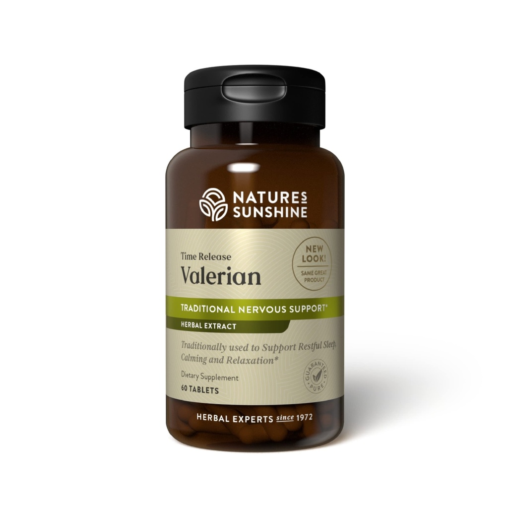 Príroda Sunshine Valerian Root Extract Time Release, 60 Kapsule 