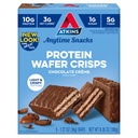 Atkins Chocolate Crème Protein Wafer Crisps, Protein Dessert, 4g Net Carb, 1g Sugar, High in Fiber, Keto Friendly, 5 gróf