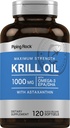 Piping Rock Krill Omega 3 Softgel Kapsule 