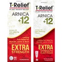 MediNatura T-Relief Extra sila bolesť Relief Arnica +12 Rastlinné bolesti Relievers 100ct Tablety T-Relief Extra sila bolesť Relief 3oz krém Bundle