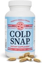 Snap Dynasty Cold Snap - 120ct Kapsule, Balenie 1 - Rastlinné založené komplexné Imunitná podpora zdravia pre všetky vekové kategórie, Rýchle doplnky pre studenú a chrípku podporu, Žiadne kontraindikácie