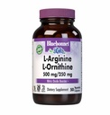 Bluebonnet Nutrition L-arginín 500mg/L-Orinitín 250mg, podporuje metabolizmus bielkovín*, bez sóje, bez lepidla, non-GMO, Kosher Certified, Vegan, 50 Rastlinné kapsuly, 50 porcií