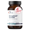 Designs for Health OmegAvail TG1000 - TG (triglycerid) Fish Oil Supplement with EPA/DHA - Highly Concentrated 1000mg Omega-3 per softgel - Natural Lemon Flavor + No Fishy Aftaste (60 Softgels)