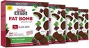 SlimFast Keto Fat Bomb Snack Cup, Mätová čokoláda, Keto Snacks for Weight Loss, Low Carb with 0g Added Sugar, 14 gróf Box (Stock of 4)