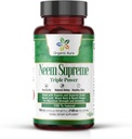 Organické kapsule Aura Neem Supreme. 150 Veg Capsules. Triple Complex - Max Strength Pure High-Potency Azadirachta Indica Capsula. Prírodné antioxidant, zdravie pokožky, hojná podpora imunity.