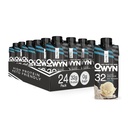OWYN Pro Elite Vegan Plant-Based High Protein Shake, Vanilla, 24-Pack, 32g Plant Protein, Prebiotiká, Superfoods Greens for Workout and Recovery, 0g Net Carbs, Zero Sugar, Keto (24 balení)