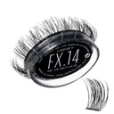 Lashify Fluffy FX 14mm Gossamer DIY predĺženie rias znovu naplniť, Pre najviac kučeravé a Fluttery vzhľad, čierna, jednoduché falošné Lashes