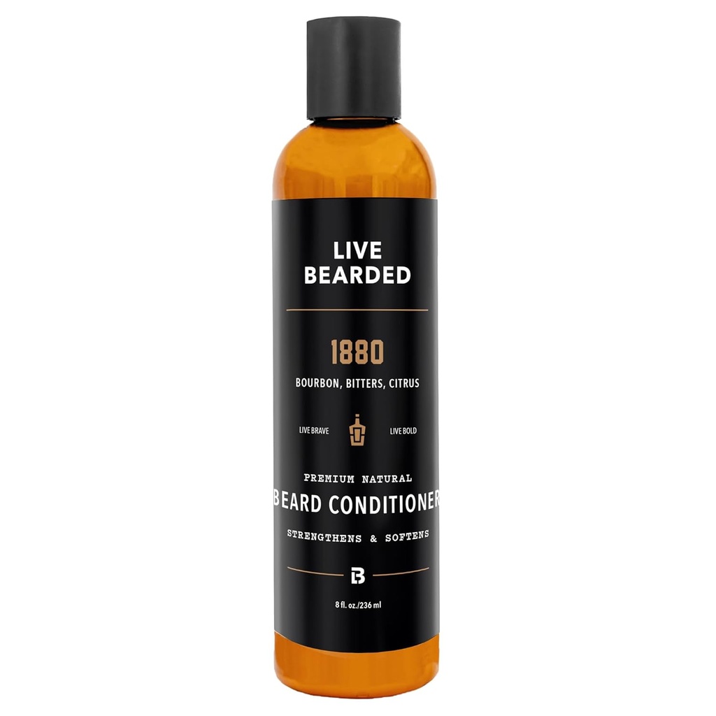 Živé medvedík kondicionér, 8 fl oz - Posilňuje a zjemňuje vlasy tváre - Made in the USA - All-Natural Ingredients with Biotin, Caffeine 