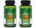 Irwin Naturals Maximum Strength 3-in-1 Carb Blocker - Neutralizácia Sacharidy, Aids Tráviace a metabolické Booster - Biele Včelí extrakt + Chróm + Enzyme Blend - 84 Soft-Gels - 2 balenie