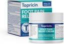Topricin krém na zmiernenie bolesti nôh - prírodný a bez zápachu Hydratačný krém, 4 unca - Jar