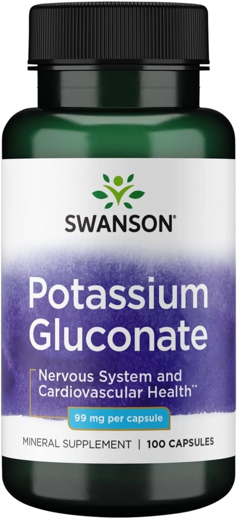 Swanson Draslík (Glukonát) 99 Milligrams 100 Kapsule