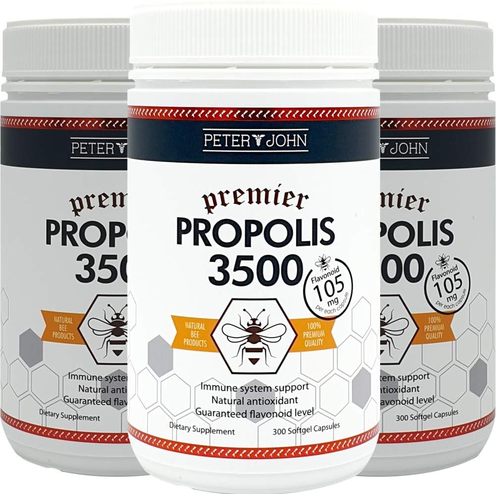 HEALTHFARM Peter John Propolis 3500 (Flavonoid 105mg) 300 Softgel kapsuly (3)
