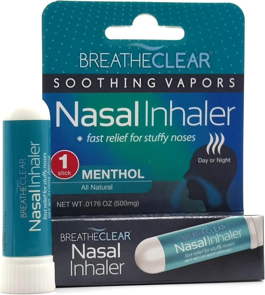 Ukľudňujúci sa inhalátor Vapors nosal - proprietárny mix ideálny pre úľavu na nose prázdnu/prenosná tyčinka 1-packa