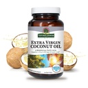 Prírodná odpoveď Extra panenský kokosový olej Softgels Organic Coconut Oil Multi-Purpose Non-GMO Ideálne pre vlasy Telový hydratačný krém (Pack of 2)
