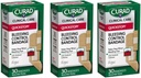 Curad Quickstop Flex-Fabric Bandáže, Quickstop Krvácanie Control Technológia, Roztriedené veľkosti, 30 Počet (Pack of 3)