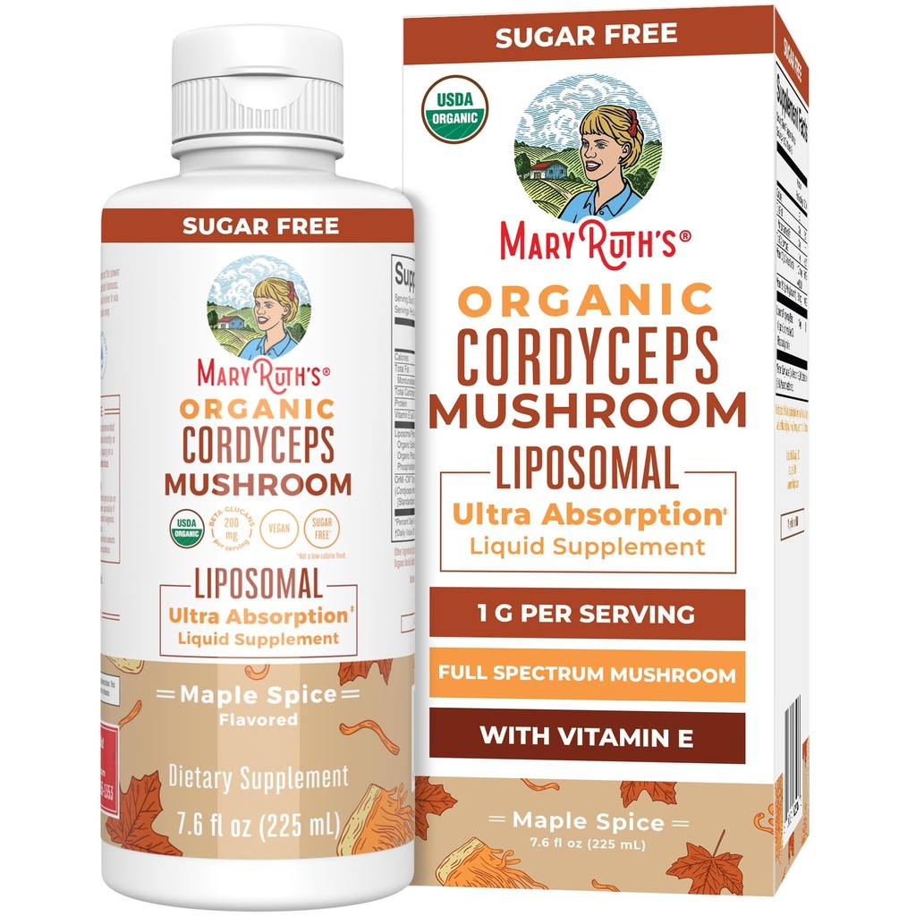 MaryRuth Organics Cordyceps Mushrom Supplement 