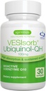 Igennus Advanced VESIsorb Ubichinol 100mg 30 Softgels, 600% Biodostupnosť, Rýchlo pôsobiaci vodný rozpustný koenzým Q10 Supplement for Energy & Heart, 1-Month Supply