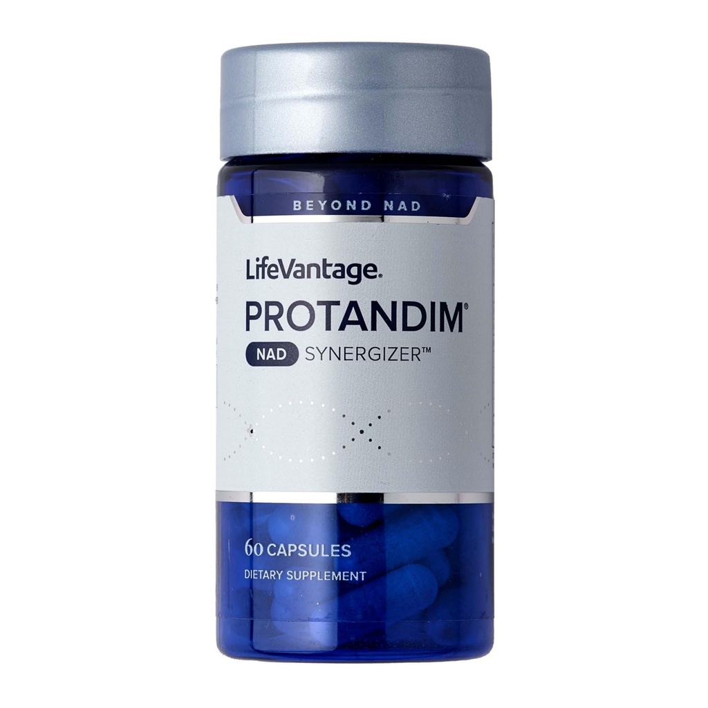 LifeVantage Protandim NAD Synergizer, NAD Supplement for Energy, Mood, Healthy Aging Support, Sirtuin Activation, Cellular Energy & Vacular Support, Remove Cellular Waste, 60 Kapsule