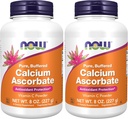 NOW Supplements, Calcium Ascorbate Powder, Buffered, Antioxidant Protection*, 8-Ounce (Pack of 2)