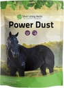 Strieborné ľanové byliny Power Prach - Bylinné kone prvej pomoci Powder alebo Poultice Mix - Prírodné byliny pre kone - Konská liečba a starostlivosť - Prírodné kone Prvá pomoc - 1 LB Vak