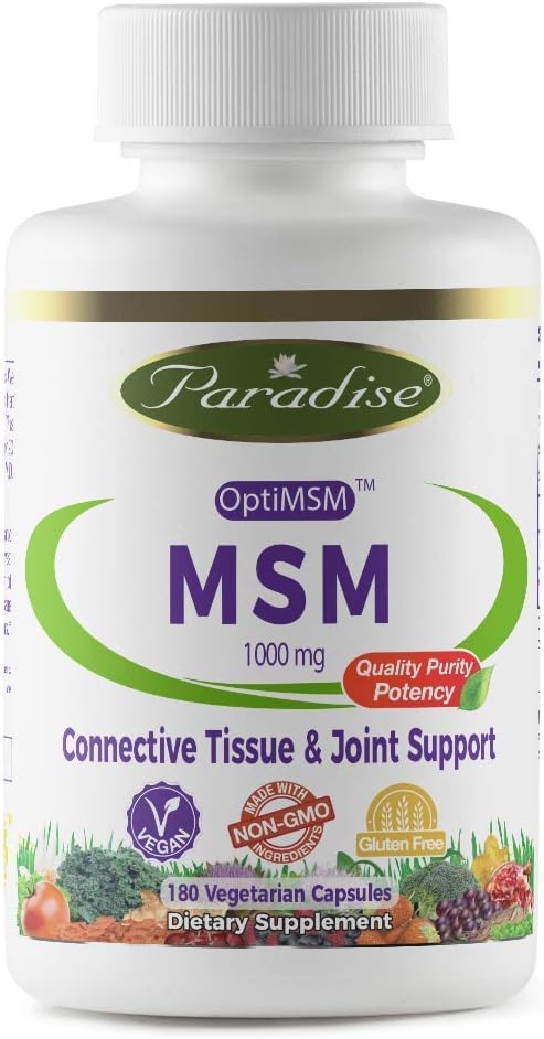 Paradise MSM. 100% OPTIMSM Original Worldwide Patented Ingredient. - 100% prirodzene extrahované - Žiadne škodlivé chemikálie alebo rozpúšťadlá - 100% American Made!