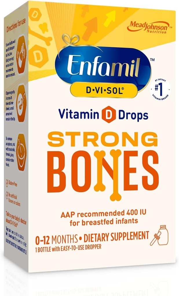 Enfamil D-Vi-Sol vitamín D kvapká 50 ml (dávka 2)