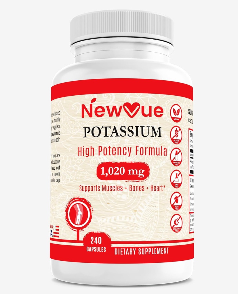 NewVue Draslík Supplement, 1020 mg,120 Servings, 240 caps