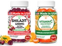Lunakai USA Made Shilajit & Vitamín C High Potency Gummies Bundle 