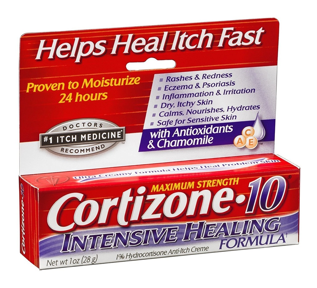 Cortizone 10 intenzívny lieèebný krém proti svrbeniu, 1 Ounce ka dý, balenie po 6