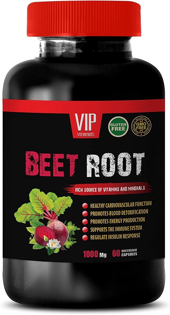 Supplement superfood Beet Root - Repa Root 1000 MG - Repa Root Oxide Supplement, Repee Root pilulky, Repa Root Vitamíny, Imunitný systém Podpora, Repné vitamíny, Cvikla Supplement, 1 Bot 60 Tabulky