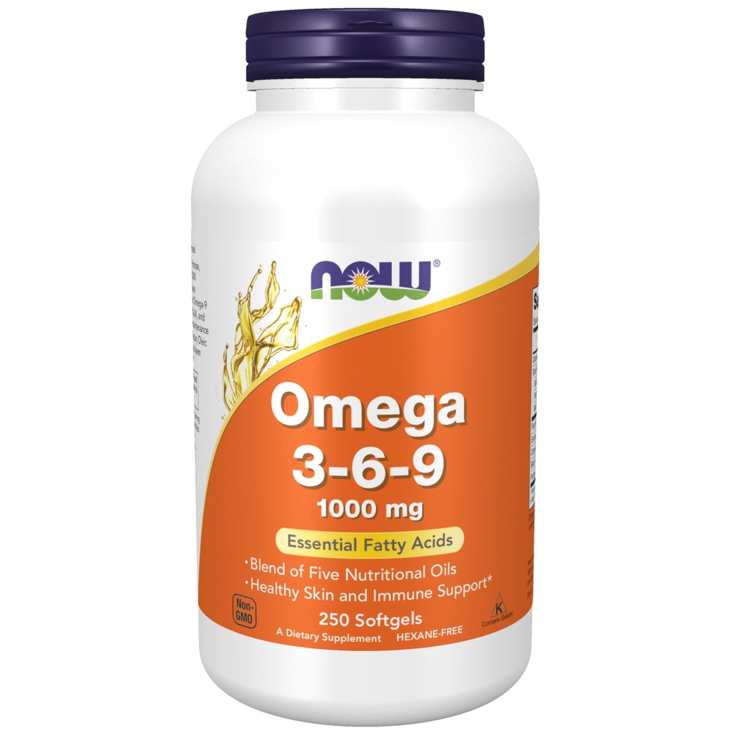 Teraz Foods Doplnky, Omega 3-6-9 1000 mg so zmesou ľanového semena, večerné primrose, Canola, Black Currant a tekvicové semená olej, 250 Softgels