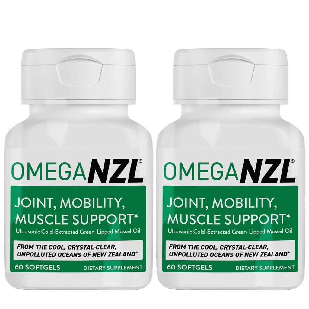 Original Omega-3 Spoločná podpora doplnok, Najlepšie prírodná svalová úľava, Zelená-Lipped Mussel olej, 120 Softgels, Žiadne ryby dochuť