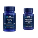 Predĺženie života Super Ubichinol CoQ10 Heart Health Cellular Energy 60 Softgels & Macuguard Ocular Support Lutein Zeaxantin Saffron Astaxantin Eye Health 60