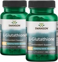 Swanson Amino Acid L- Glutatión 100 Milligrams 200 Kapsule 2 Fľaše