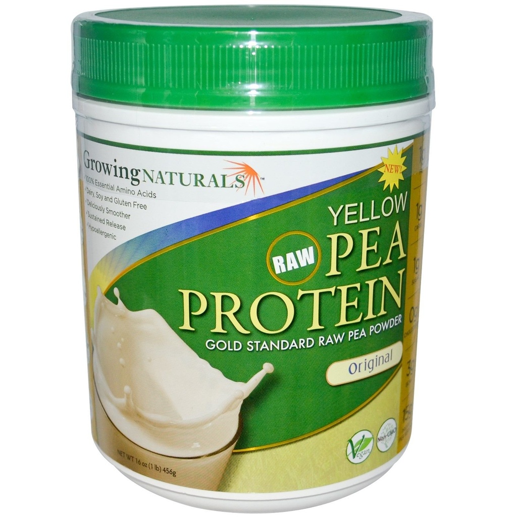 Pestovanie prírodné - Raw Yellow Pea Protein Original - 16 oz.