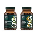 Gaia byliny Ashwagandha Root - Vyrobené s organickým Ashwagandha Root - 120 Vegan Tekuté Phyto-Capsules & Podpora štítnej žľazy - Podpora zdravej metabolickej rovnováhy a celkové dobre-Being - 120 Vegan Liquid Phyto