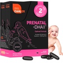 Zahler Prenatal Vitamin with DHA & Folát - DHA Supplements & Prenatal Multivitamín pre matku a dieťa - Kosher prenatálne DHA vitamíny so železom, Pre Natal Softgels (120 g)