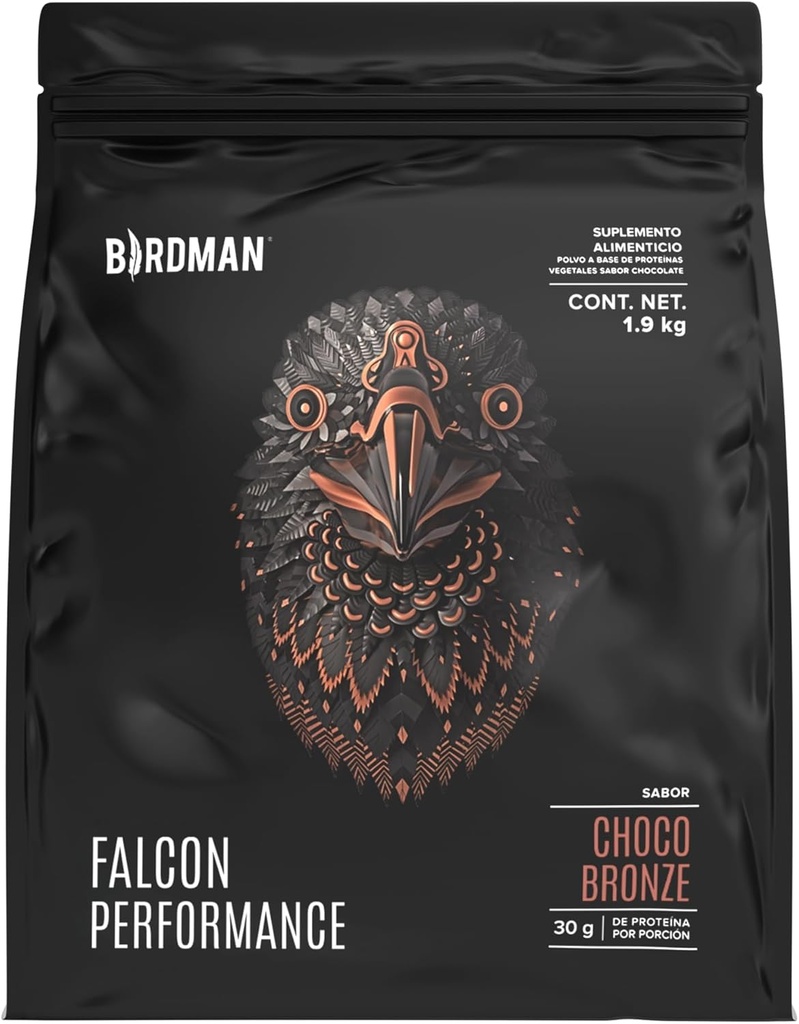 BIRDMAN Falcon Performance Premium Sport Protein Powder Plus Creatin, 31g Proteín a 5g Creatin per Serving, Žiadny zápal, Žiadne akné, Čokoládová chuť