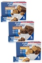 Pure Protein Bars, High Protein, Nutritious Snacks to Support Energy, Low Cukor, Gluten Free, Guilt Free Variety Pack (Cookie Dough/Choc Caramel/Peanut Butter Cup), 1,76 oz, Balenie 18