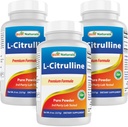 Najlepšie prírodné L-Citrulín prášok 8 OZ (8 OZ) (Pack of 3)